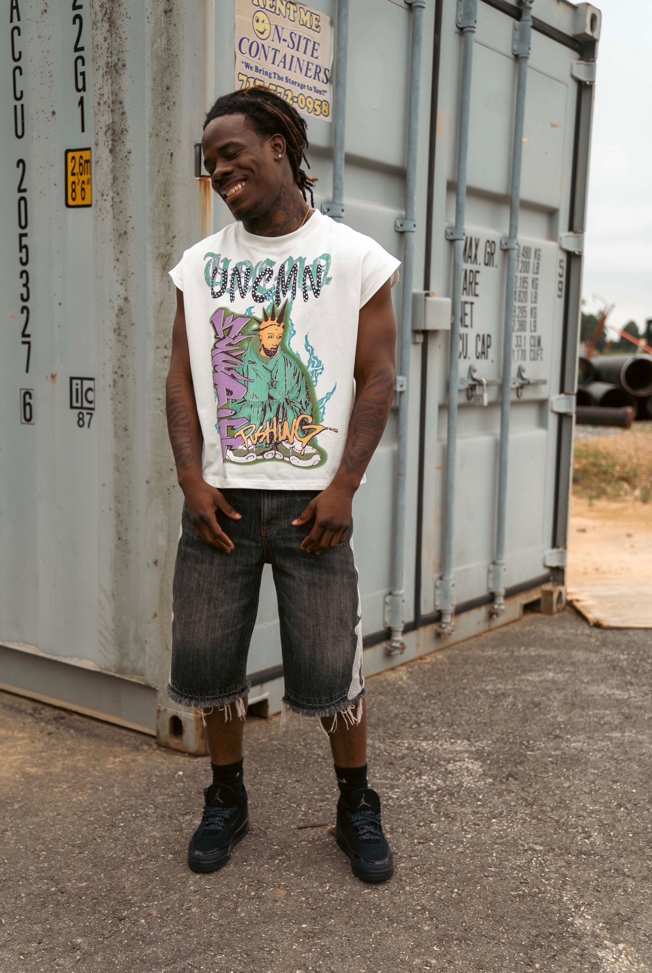 MONK CUT OFF TEE